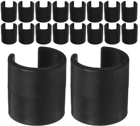 NOLITOY 25 Abrazaderas para Postes Marcadores de Fútbol ABS Clips para Banderas de Esquina Accesorios para Entrenamiento de Fútbol Equipo Ligero y Duradero para Señalización en Campo