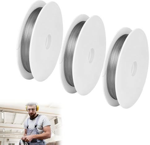 10M Schneidedraht 3 Rolle 10 m runder Kupfer-Schmuckdraht Durchmesser 0.7 mm Styroporschneider Draht plattiert Schmuckdraht weiche künstlerische Drähte Heißschneidedrahtset Heizdraht Schmuckherstellun