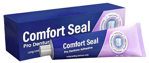 Colla Per Protesi Dentali | Adesivo dentale da 40g,Adesivo Per Denti | Per Uso Domestico Viaggio Cura Di Apparecchi Ortodontici Uomo Donna