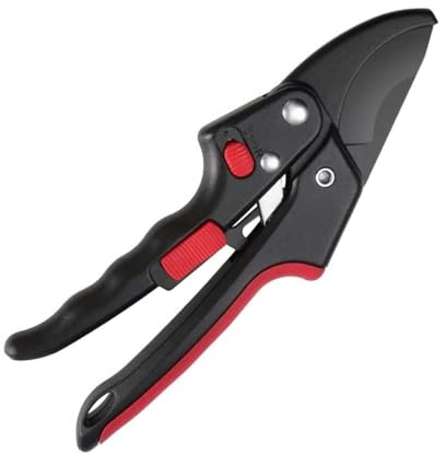 Genérico Forbici da Giardinaggio for Piante, cricchetto Regolabile, Salto, potatura Giardino, cesoia, potatrice for Rami, Strumenti for Trimmer