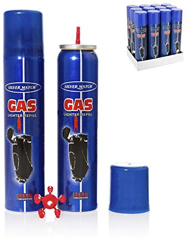 Accendino gas 300 ml scatola latta