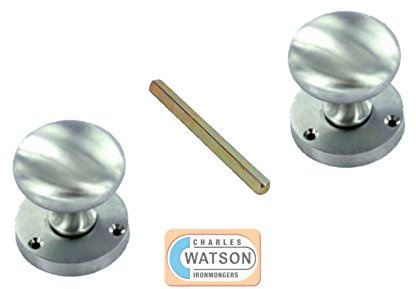 Chrome Round Mortice Door Knob Handle – 60mm