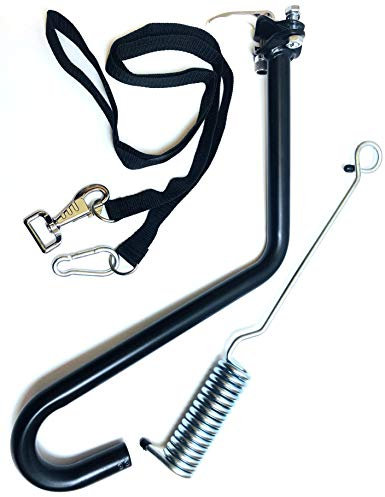 DM2019 Führhalter Abstandhalter Expander Fahrradhalter Fahrradleine Hund Biker Set