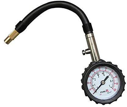 N38CS Reifendruckmesser – KFZ Reifendruckprüfer, Luftdruckmesser, Druckmessgerät, 7 Bar / 100 PSI, Geeignet für alle Autoventile