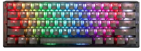 Ducky One 3 Aura Black SF Gaming Tastatur, RGB LED - MX-Silent-Red