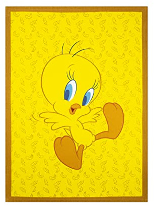 Excelsa Tweety Geschirrtuch, 100% Baumwolle, 70 x 50 cm, mit Öse