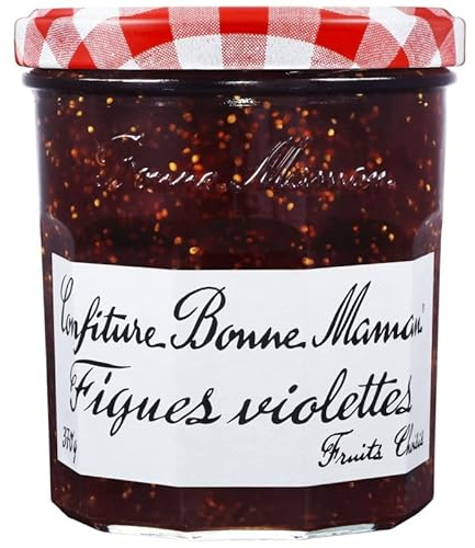 - Confiture De Figues Violettes - Délicieuse saveur fruitée - Pot de 370g - Lot De 4