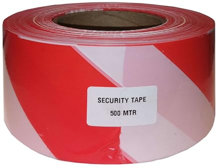 Absperrband 75mm x 500m rot/weiß | Zum Absperren von Gefahrenbereichen
