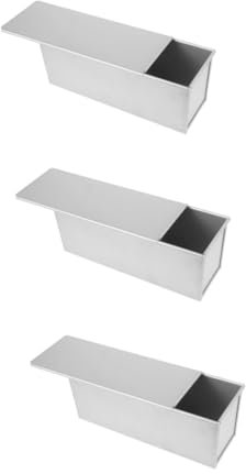 ABOOFAN 3pcs Bread Pans for Baking Homemade Bread Non-Stick Loaf Pan Lid Toast Mold
