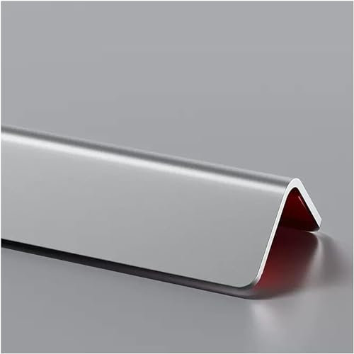 Raouoae 3 Stück Eckschutzprofil kantenschutz eckschutzkanten Aluminium Rostfrei Eckschutz selbstklebend Für Wände, kantenschutzprofil Für Holz Wände/Fliesen Wände (Color : Gray A, Size : 100cm/39.