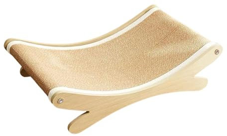 Fenteer Scratcher Lounge Katzenbett, Katzenliege, Katzenkratzbrett, Katzenkratzmöbel, horizontaler Katzenkratzbaum für kleine Katzen
