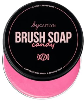 By Caitlyn Antibacterial Brush & Sponge Soap (Candy Scent) – Deep Clean Makeup Brush & Sponge Cleaner – Gentle, Effective & Fast-Drying Formula for Hygienic Beauty Tools. Available in 6 Scents.