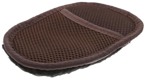 Moufles à Lustrer les Chaussures en Peluche, Petit, Noir, pour Cuir