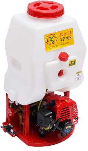 Pulverizador eléctrico para plantas, 28 x 20 x 61 cm, 2 golpes, 20 L, pulverizador de gasolina con correas para los hombros, presión ajustable, fertilizante, pulverizador de presión portátil