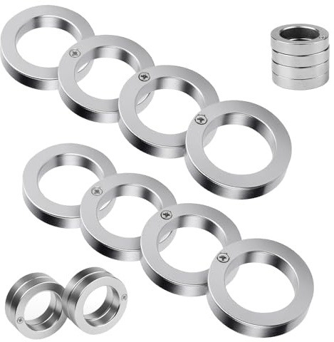 Vibbang 2 Stück Fidget Skill Ringe, 4 Finger Fidget Toys Set, Stress Ring für Erwachsene, Stressabbau Sensorische Ringes , Outdoor Spielzeug Adhs Ring Geschenk für Kinder Beruhigend Bei Stress Angst