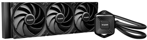 be quiet! Pure Loop 3 360 mm Sistema de refrigeración líquida todo en uno para sistemas AMD/Intel overclockeados, 3x ventiladores Pure Wings 3 120 mm PWM high-speed, bomba PWM silenciosa