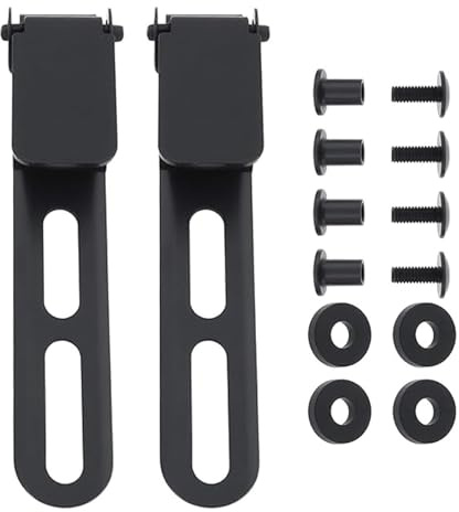 SKDFHOD 2 Stück Feste Klingenclips mit Schrauben, Unterlegscheiben, Festklingenclip, Multifunktionaler Taktischer Werkzeugclip, Edelstahl Scheide Rückseite Clip, Scheide Tragen Taille Clips