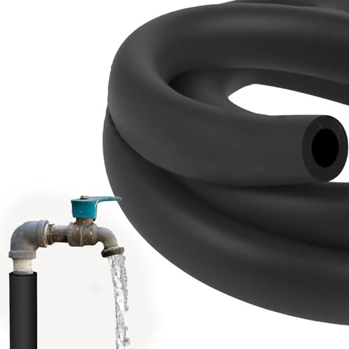 Schaumstoff-Rohrisolierung, Wetterfeste Isolierung Rohr, Elastisch Wasserdicht Isolierschlauch 15/20/30mm Wandstärke Für Heizung Sanitär Griffgriffstütze(43mm*30mm*1.9m)