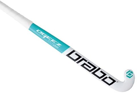 Brabo Indoor Junior Field Hockey Stick - Aqua White (34)
