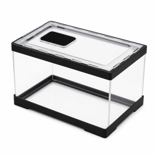 Reptile Cage for Small Reptiles and Amphibians, Reptile Tank Enclosure Habitat, Pet Supplies, style to 1, 30.5 * 18.5 * 19cm