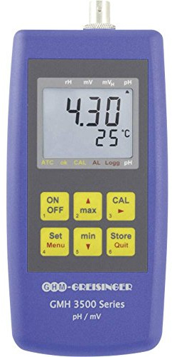 GREISINGER GMH 3531 Messgerät PH/Redox/Temp GMH 3531 kalibriert nach Standard-Fabrik