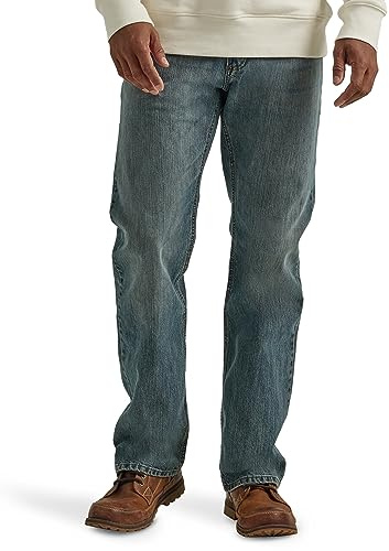 Wrangler Authentics Men's Relaxed Fit Boot Cut Jean, Tinted Mid Shade, 30W x 30L