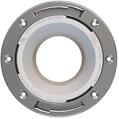 Oatey 3 in. x 4 in. PVC Closet Flange with Stainless Steel Ring without Test Cap
