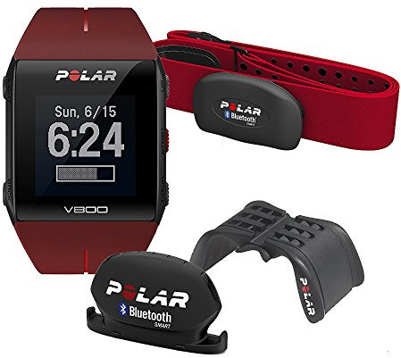 Polar Pulsuhr V800 HR JNG Special Edition, red, 90061182