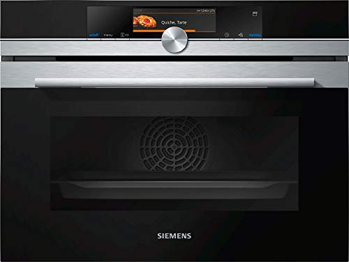 Siemens iQ700 CS658GRS7 - Horno eléctrico, 47 L, negro, acero inoxidable A+