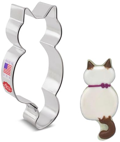 Ann Clark Cookie Cutters Cortador de galletas gatito adorable - 10,2 cm