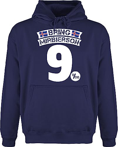 Hoodie Herren Pullover Männer - Party & Alkohol - Bring mirbierson - XL - Navy Blau - junggesellenabschied pulli jga pullis jungesellenabschied kapuzenpullover jungesselnabschied hoody polterabend
