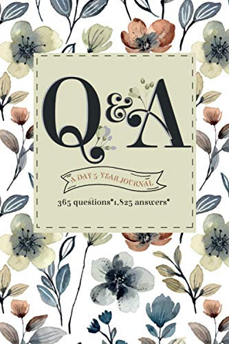 q&a a day 5-year journal: Q&A a Day gratitude journal Family, Moms Daddy Memories Seniors, for Daily Reflections 5 Year Diary Book