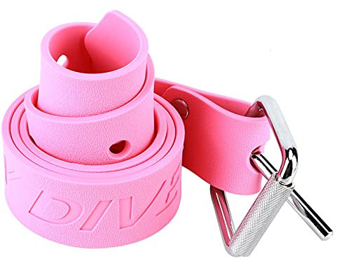 EVTSCAN Tauchgewichtsgürtel Langlebiges Tauchgewicht Gurtband Taillengurt Tauchgurt mit Schnellverschluss(Rosa)
