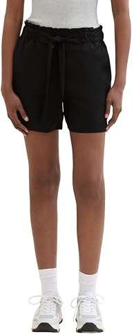 Tom Tailor Denim Damen Shorts mit Bindegürtel 1040805