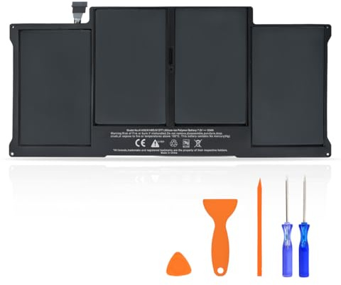KXRSII A1496 A1405 A1377 Laptop Akku für MacBook Air 13 Zoll A1466 A1369 (2017, Anfang 2015, Anfang 2014, Mitte 2013, 2012, Ende 2010, Mitte 2011) EMC 3178 2925 2559 2469 2392 2632 7.6V 55Wh