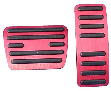 Auto Pedal Abdeckung Für MG Für GT MG5 MG6 RX5 HS Für MGGT 2021 2022 2023 Auto Accelerator Gas Pedal Bremspedal Kupplung Pedale Bremse Pedalkappen(Red)