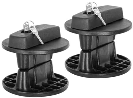 Bensindunklåsfäste för 10 20 30L Jerry Bensintank Oljebehållare Reservbensintank reserv med nyckel Bensinkanner Bensindunkar(2PCS for 30L)