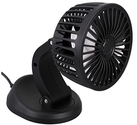 UKCOCO 3piezas Ventilador De Auto Usb Ventilador Portátil Para Asiento Trasero Enfriador De Aire Para Coche y Silencioso Camping y