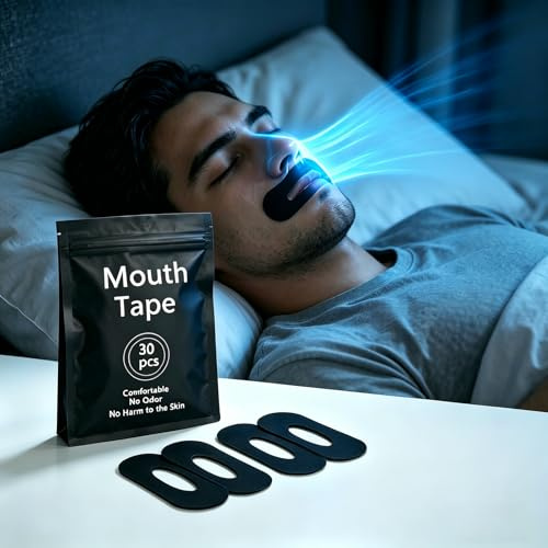 Mundpflaster Schlafen-Mouth Tape for Sleeping Sport Schnarchen 30 Stück, Schnarchpflaster Gegen Schnarchen Stopper, Schnarchpflaster Mundtapes Zum Schlafen Antischnarch Anti Snoring Mouthpiece