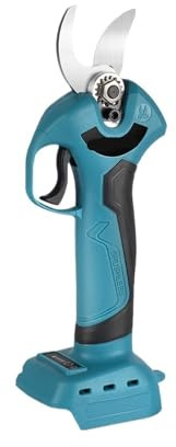 TIEOAXFT Podadora eléctrica sin escobillas de 45mm, 4 Engranajes, Cortador de Ramas de árbol de poda de arbustos de huerto inalámbrico de Mano for batería de 18V