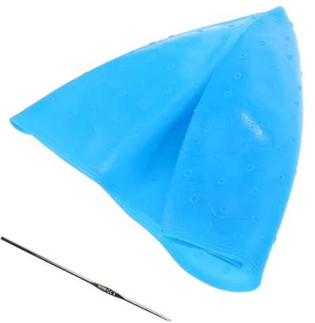 Beaupretty 1 Set Hårslingor Hatt Frisörsalongstillbehör Hårmössa Silikon Hårfärgningshatt Hårfärgningsverktyg Silikonmössa Silikonmössa För Slingor Hårfärgning Färgningsverktyg
