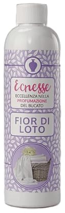 Profuma Bucato Lavatrice Liquido Concentrato ECNESSE – Profumatore per Bucato e Asciugatrice – Fragranza Intensa alle note di FIOR DI LOTO – Essenza per Biancheria – 250 ml