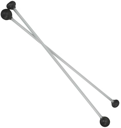 DECOMELODY 2 Stück Marimba Mallets Doppel End Xylophon Schlägel Holzhammer Percussion Instrument Zubehör Robust Griffig Vielseitig für Marimba Xylophon Glockenspiel Trommeln Einsteiger Profi