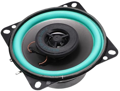 JHKNNK Altoparlante Auto 4 Pollici 100w a Gamma Completa per Porta Anteriore, Altoparlanti Audio per Auto 4 Ohm Kit Stereo Coassiale, Impianto Audio per Guida Immersiva