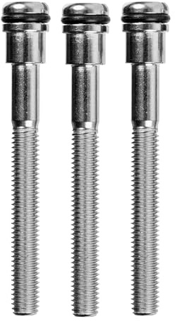 Schrauben-Satz, 3 Stück, M5 x 42 mm, kompatibel mit Viega Rotaplex, Tempoplex, Domoplex Ablaufgarnitur, für Modell 6961.94 Artikel 632 694, Schraubenset Abflussgarnitur, Schraube Duschablauf Abdeckung