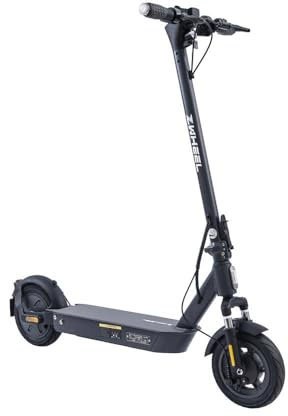 ZWHEEL ZFOX MAX Urban Dark | Patinete Eléctrico Adultos Homologado DGT - 800W MAX, 50km Autonomía, IP54 Resistencia al Agua, Ruedas 10 - Llave NFC, Intermitentes, Doble Suspensión, Frenos AER