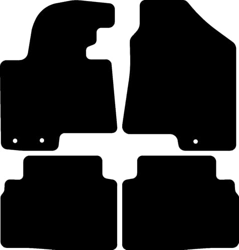 Kovvar Fußmatten passend für Hyundai ix35 2009-2015 Passend zur Ausführung: ix35 | Qualität: Luxury