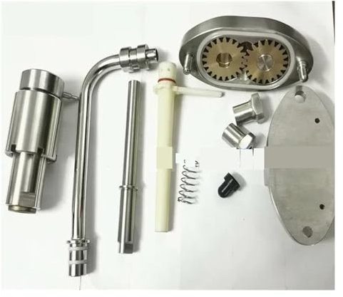 TYGHBNM Ice Cream Maker Parts, Compatible For Carpigiani, Soft Serve Machines Pumps Set With A Pair Of Brass Gears Attention To The Size, For UF820/UF523