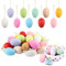 Xmart Colori per Uova di Pasqua Uova di Pasqua Appese 24 Uova di Pasqua Appese 12 Colorante Uova di Pasqua in Plastica Colorata con Uova di Pasqua Uova di Plastica per Decorare Interni ed Esterni