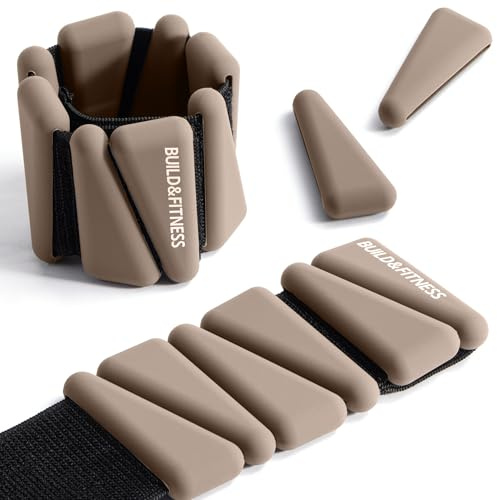 Pesas de muñeca y tobillo, bandas ajustables para entrenamientos de mujeres y hombres, juego de 2, 1 kg y 2 kg, Para trotar, caminar, yoga, baile, pilates, aeróbic, entrenamiento de fuerza